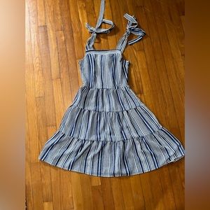 Chateau Blue Stripe Dress